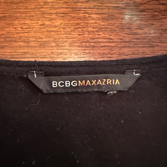 BCBG black sequin black sleeveless tank sweater. - Picture 7 of 7